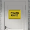 Zehnundfünfzig Metallschild XXL Schild Blechschild Produktbild-Vorschau 6
