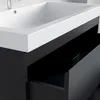 LOMAZOO Badezimmermöbel - Matt Schwarz - Badmöbel - 80cm Produktbild-Vorschau 8
