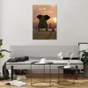 Bilder auf glas - Einteilig - Elefant Ufer Meer - 70x100cm Produktbild-Vorschau 6