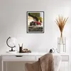 Gerahmtes Poster - Schwarzer Rahmen - Mg Rot Auto - 40x50 Produktbild-Vorschau 6