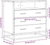 Möbel Schubladenschrank Sonoma-Eiche 70x41x70 cm Produktbild-Vorschau 10