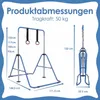 KOMFOTTEU Gymnastik Turnreck Indoor, faltbares Produktbild-Vorschau 6