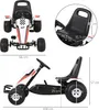 HOMCOM Go Kart Kinderfahrzeug Tretauto mit Pedal für 3-6 Produktbild-Vorschau 3