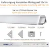Brollux Profi LED Profil V24, Set 10x100cm, Eckprofil 45° Produktbild-Vorschau 5
