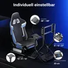 Wiltec Rennsimulator Racing Cockpit 71 x 136 x 108 cm, Auto Produktbild-Vorschau 5