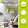 ARTland Wandbild Alu für Innen & Outdoor Eisvogel I Größe: Produktbild-Vorschau 3