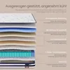 VASAGLE Polsterbett und 7-Zonen Matratze Set, 160 x 200 cm, Produktbild-Vorschau 3