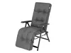 A gray recliner chair with a footrest, shown from a slight angle against a white background. Produktbild-Vorschau