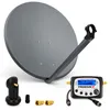 PremiumX SAT Anlage 80cm Satellitenschüssel Single LNB 2x Produktbild-Vorschau 1