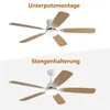 Sofucor Deckenventilator mit Beleuchtung und Fernbedienung, Produktbild-Vorschau 3