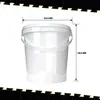 Kunststoffeimer mit Deckel 1L | PP | rund | Weiß 20 Stück Produktbild-Vorschau 5