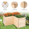 COSTWAY Hochbeet Gartenbeet Holz, Pflanzkasten, Produktbild-Vorschau 8