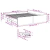 Bettgestell mit Schubladen Weiß 200x200 cm Holzwerkstoff Produktbild-Vorschau 10