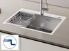 CECIPA 60x45cm Edelstahlspüle Einbauspüle Küchenspüle Spüle Produktbild-Vorschau 4
