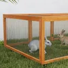 PawHut Freilaufgehege Kleitierkäfig Kleintierstall Produktbild-Vorschau 13