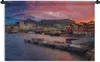 MuchoWow® Wandteppich Wandbehang Feuriger Sonnenuntergang Produktbild-Vorschau 1