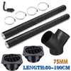 9-teiliges Y-Rohr Set für Auto Heizung 75mm Produktbild-Vorschau 2