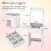 COSTWAY Coiffeuse Coiffeuse étroite avec miroir LED 3 Voir les images du produit 3