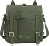 Olivfarbene Baumwoll-Tasche im BW Brotbeutel-Stil, 23x30x8 Produktbild-Vorschau 1