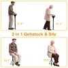 Gehstöcke, Gehstock mit Sitz, Höhenbereich: 87–95 cm, Produktbild-Vorschau 4