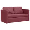 vidaXL Bodensofa mit Schlaffunktion Weinrot 112x174x55 cm Produktbild-Vorschau 1