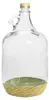 5L Glasballon mit ECO Korb/Weinballon Glas Flasche Produktbild-Vorschau 1