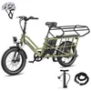E-Bike für zwei Kinder mit Doppelakku & Kindersitz – Produktbild-Vorschau 1