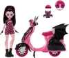Monster High Draculaura z wampirzą hulajnogą i nietoperzem Podgląd zdjęcia produktu 4