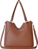 Damen Vegane Shopper Tasche Hobo Bag Umhänge Tasche  30672 Produktbild-Vorschau 4