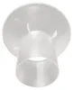A white plastic funnel is shown from a top-down, slightly angled view against a white background. Náhľad obrázku produktu