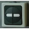 KOPP Serienschalter gr mt BLUE ELECTRIC m.Glimm AP Produktbild-Vorschau 1