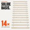 WOLKENLAND Lattenrost 140 x 200 cm | 14 Latten | Massivholz Produktbild-Vorschau 3