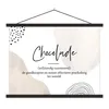 MuchoWow® Textilposter Sprichwörter - Schokolade - Zitate - Produktbild-Vorschau 1