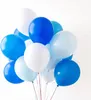50x balony Ø 35 cm mix biało-niebieskie jako dekoracja na Podgląd zdjęcia produktu 1