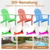 Chaise Adirondack COSTWAY en bois, chaise Adirondack en Voir les images du produit 7
