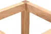 vidaXL Portaombrelli in legno massiccio di noce 18x18x50 cm Anteprima dell’immagine prodotto 4