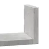 A close-up view of a concrete-like shelf and vertical support, forming an L-shape. Náhľad obrázku produktu