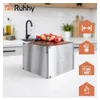 Ruhhy 27426 Verstellbare rechteckige Kuchenform, Edelstahl, Produktbild-Vorschau 3