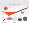 Eazzzy Premium Cube, Schaum, Memory-Schaum, Weiß, 60 °C, Produktbild-Vorschau 3