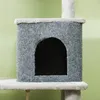 PawHut Arbre à chat 132 cm Arbre à chat avec niche pour Voir les images du produit 8