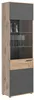 Vitrine Mason | Nox Oak / Basalt Grau ohne Beleuchtung Produktbild-Vorschau 1
