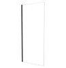 AICA 76x185cm Walk in Dusche 6mm NANO ESG schwarz für Produktbild-Vorschau 1