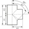 PREIS SML Abzweig 88°, DN100x100, Gusseisen, muffenlos, 1 Produktbild-Vorschau 4