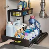 organizzatore da cucina nero, scaffale sottolavello a 2 Anteprima dell’immagine prodotto 10