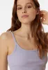Schiesser Damen Spaghettitop Pure Rib - weiss - Größe 42 Produktbild-Vorschau 10
