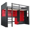 Lit superposé Merax, lit mezzanine 90 x 200 cm avec bureau, Voir les images du produit 11