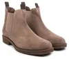 Omnio auton chelsea boots heren taupe suède Productafbeelding-voorbeeld 2