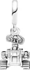 A silver charm shaped like the character Wall-E from Disney Pixar's movie. Podgląd zdjęcia produktu