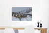 MuchoWow® Poster Schaf - Schnee - Haus 90x60 cm - Produktbild-Vorschau 5