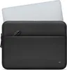 A black laptop sleeve with a laptop partially inserted. Anteprima dell’immagine prodotto